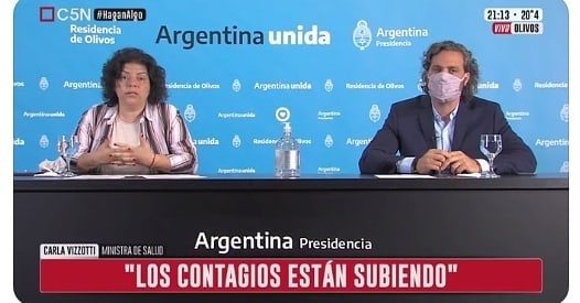 Carla vizotti y santiago cafiero